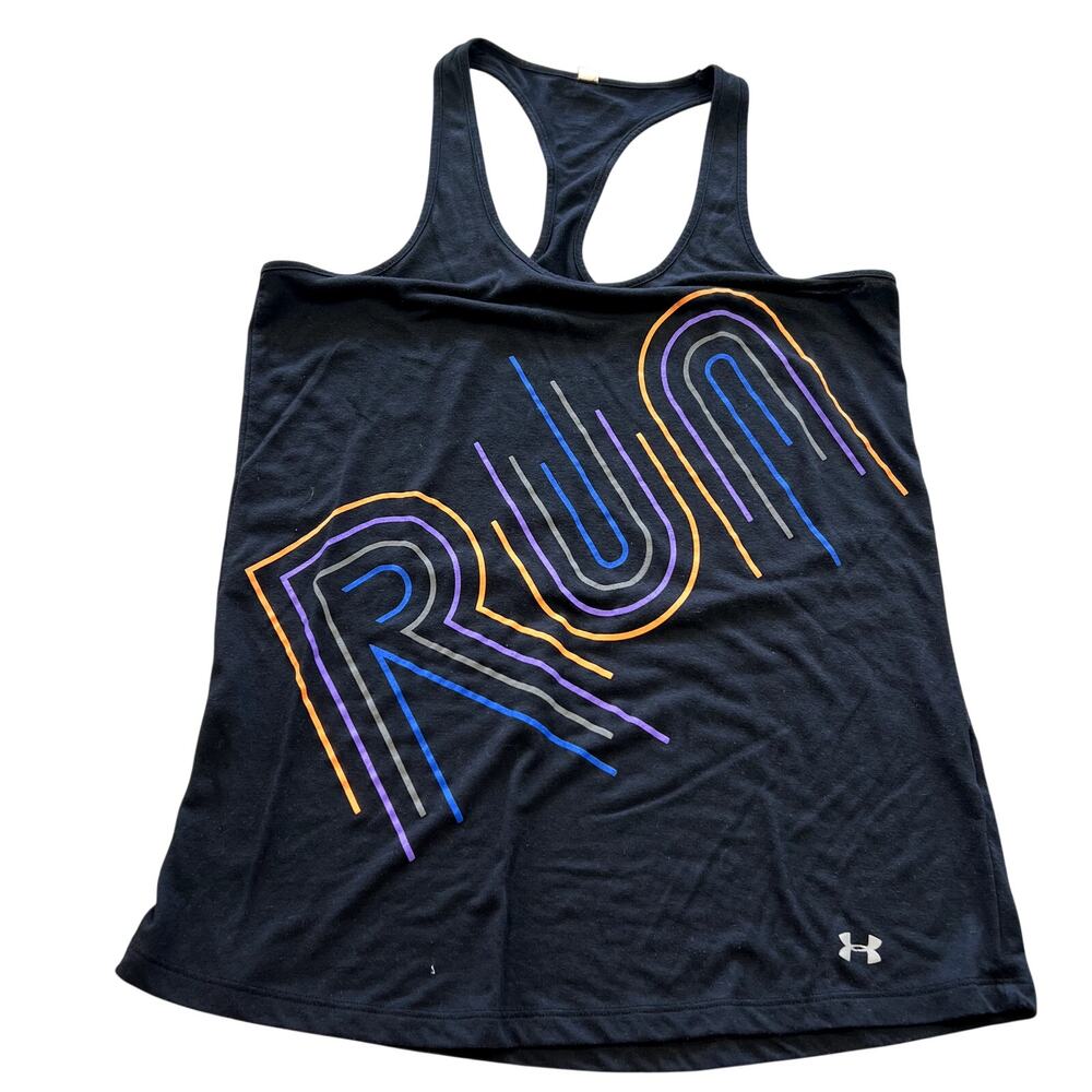 Under Armour Run Loose Fit Heat Geare Tank Top Large